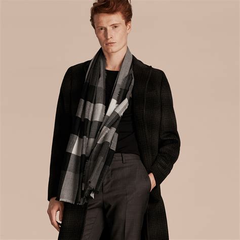 men with burberry scarves|lightweight Burberry cashmere scarves.